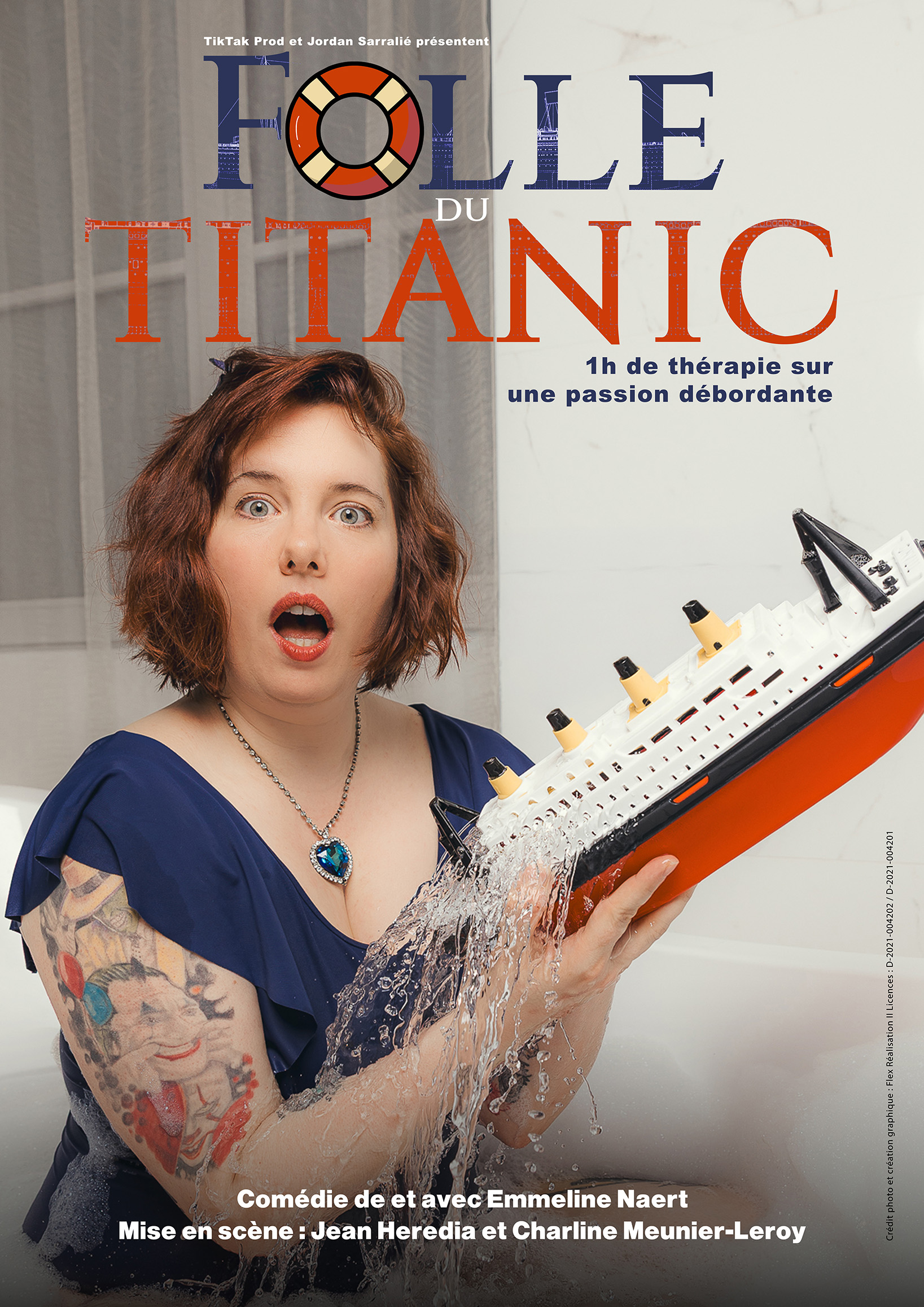 AFFICHE FOLLE DU TITANIC